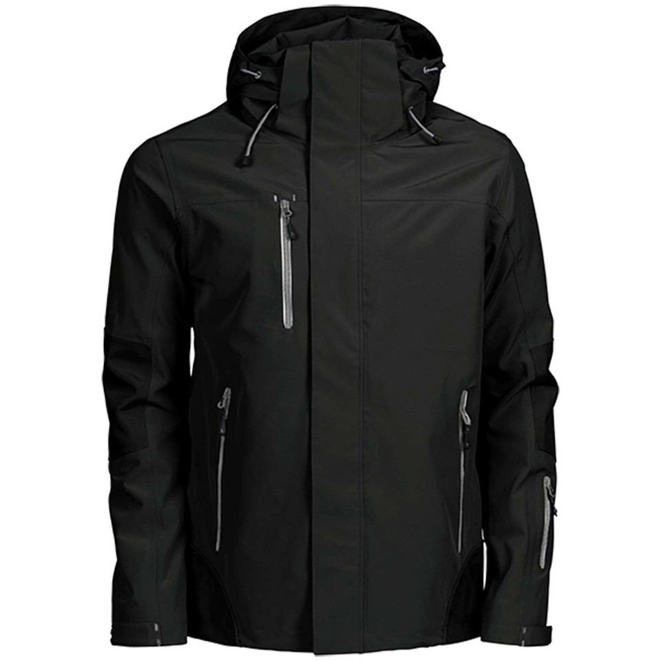 Bulk Buy Waterproof Shell Jacket  - Black Bulk Buy Waterproof Shell Jacket  - Black