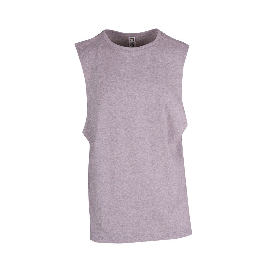 Plain Muscle Tank Top | Grey Marle Plain Muscle Tank Top | Grey Marle
