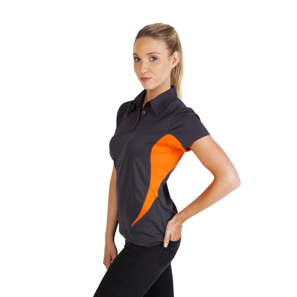 Bulk Buy Ladies Cool Dry Contrast Polo Online