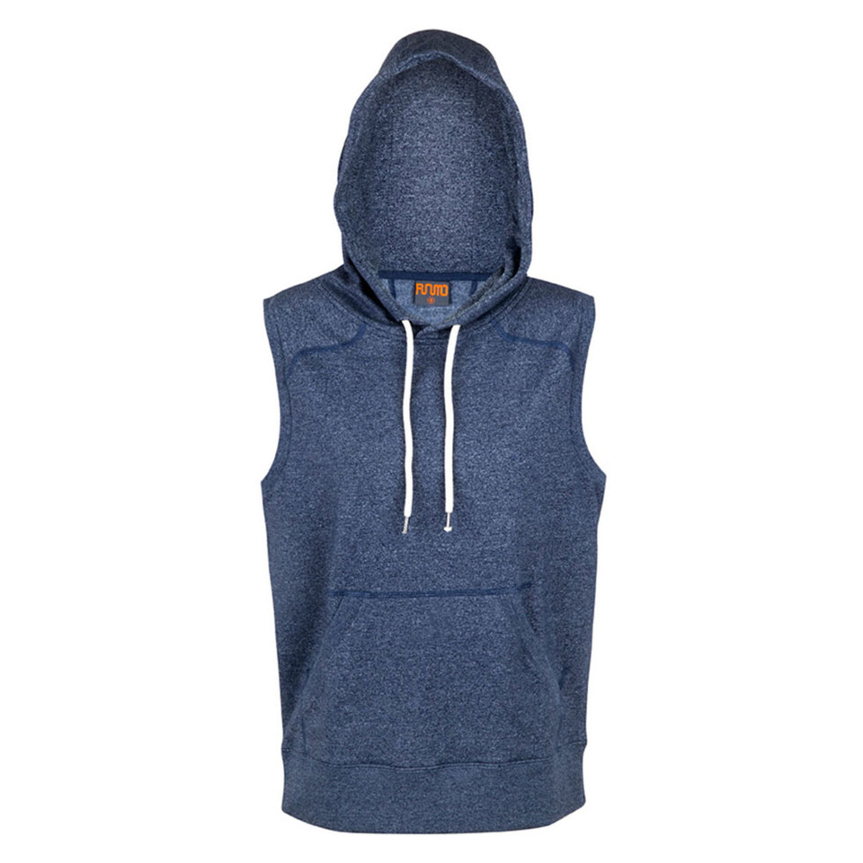 Bulk Buy Womens Heather Hoodie Tank | Navy