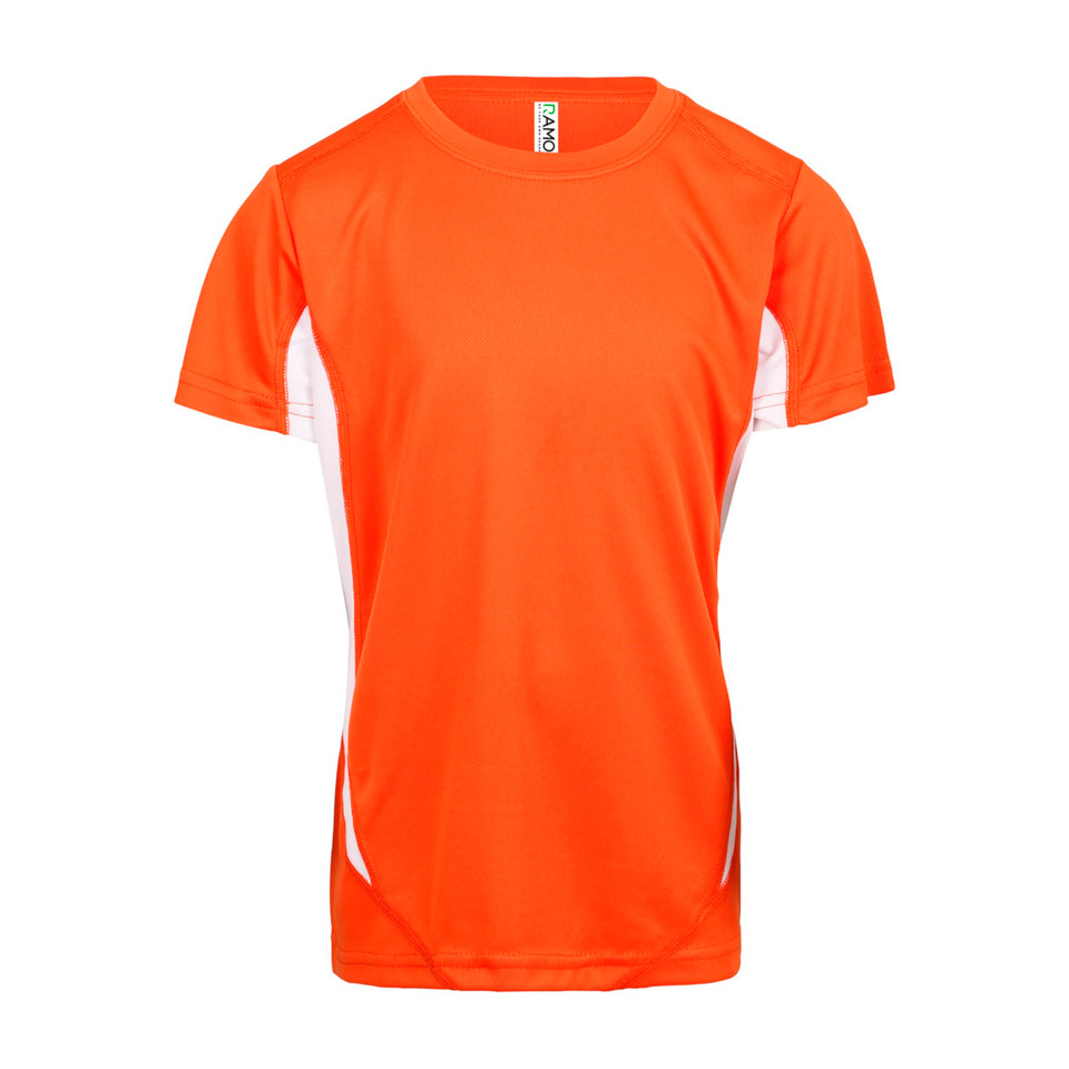 Bulk Discount Sports Tshirts Online | Orange+White Bulk Discount Sports Tshirts Online | Orange+White
