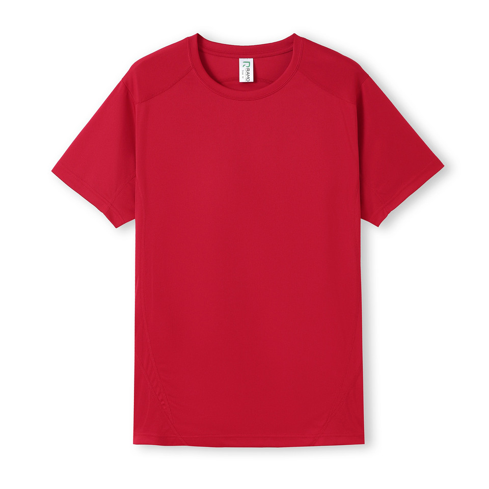 QUICK DRY SPORTS TSHIRT_Kids_Red QUICK DRY SPORTS TSHIRT_Kids_Red