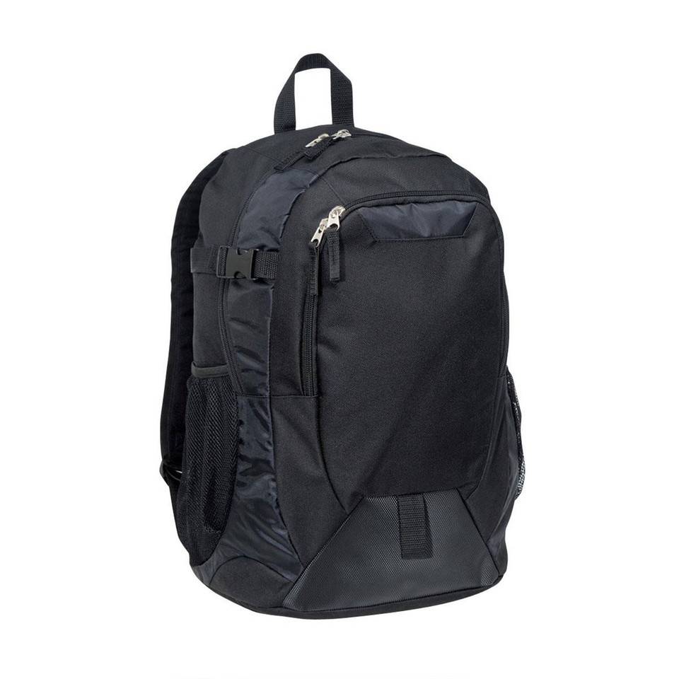 Buy Bulk Blank Padded Laptop Backpacks | Black Buy Bulk Blank Padded Laptop Backpacks | Black