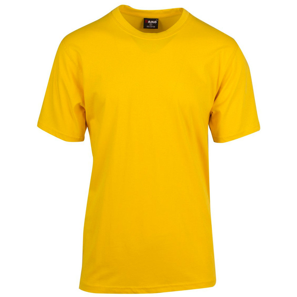 Bulk Buy Plain Cotton Unisex T-Shirt Yellow