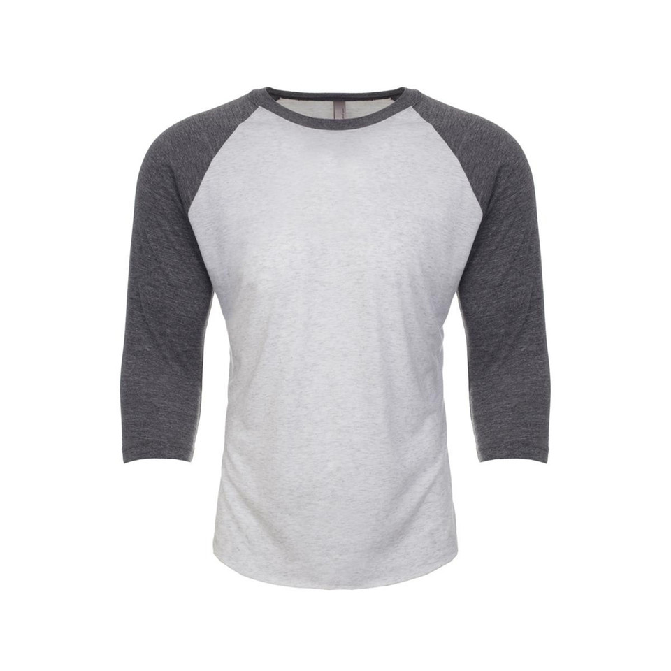 heather grey +heather white | Unisex Tri-Blend Raglan Tshirt heather grey +heather white | Unisex Tri-Blend Raglan Tshirt