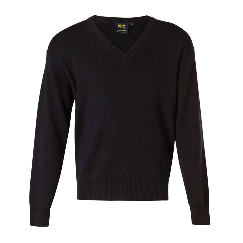 Shop Corporate  V Neck Knit Jumpers | Navy