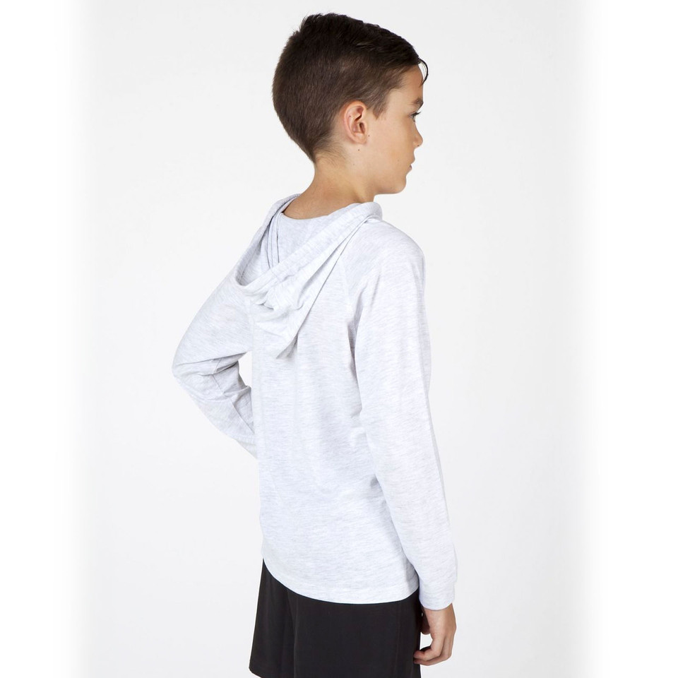 GAMER Kids and Babies Long Sleeve Hooded T-Shirt, a lightweight hooded tee ideal for children's casual wear, layering, or custom printing.