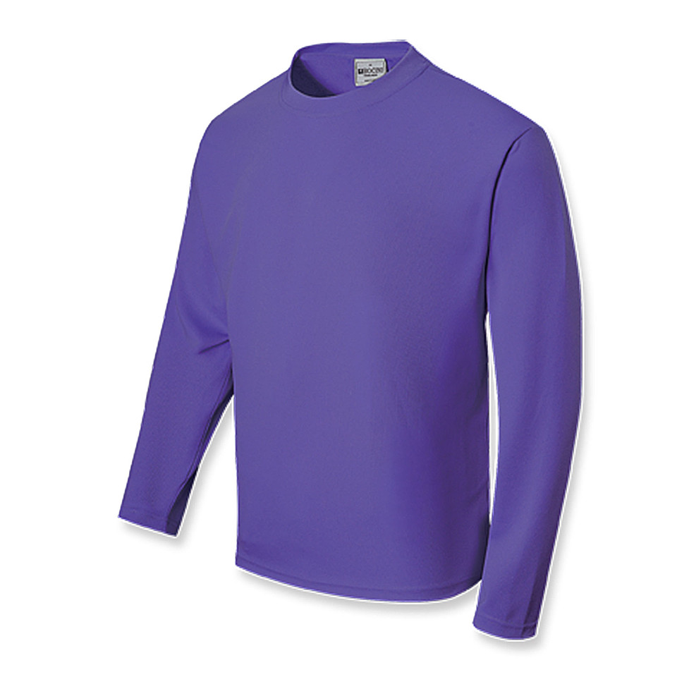 Adults Sun Smart Breezeway Poly Long Sleeve Tee | Purple