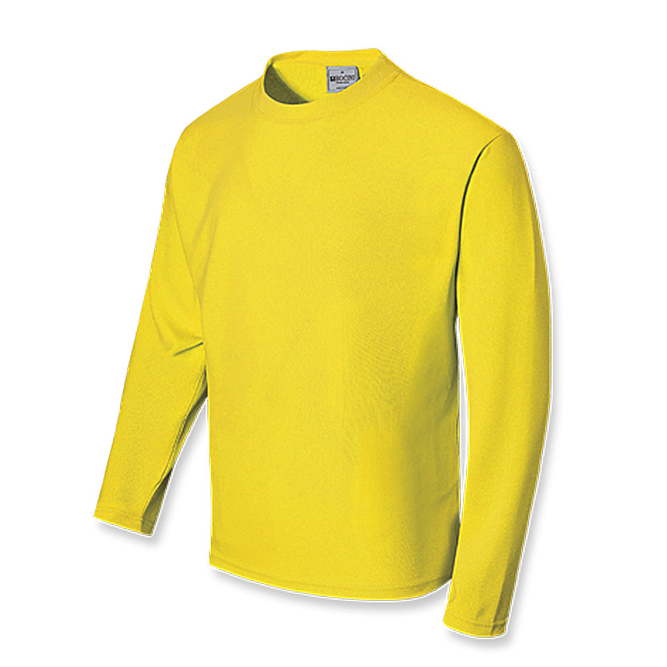 Adults Sun Smart Breezeway Poly Long Sleeve Tee | Yellow