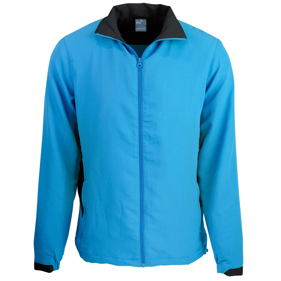 Cyan+Black | Plain Kids Contrast Sports TrackTop Cyan+Black | Plain Kids Contrast Sports TrackTop