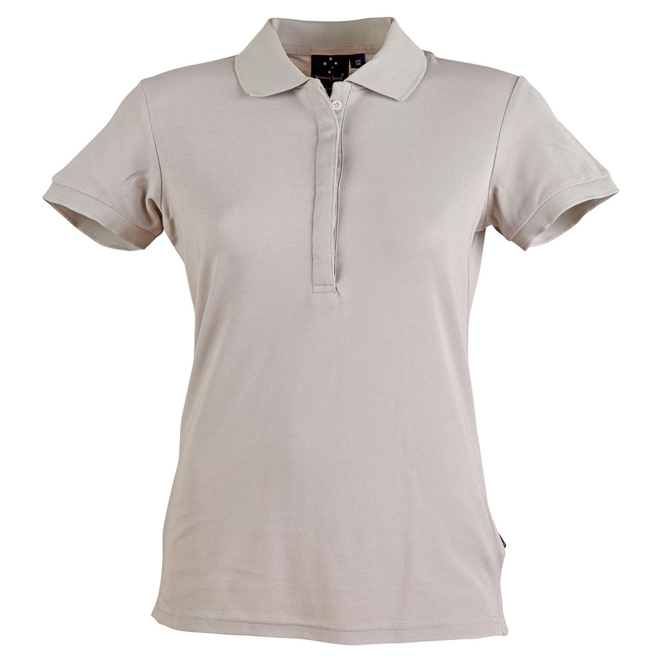 Silver Grey | Buy Quick Dry Womens Short Sleeve Polos
