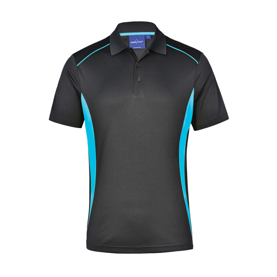 PASSION | Mens CoolDry Short Sleeve Contrast Polo Shirt PASSION | Mens CoolDry Short Sleeve Contrast Polo Shirt
