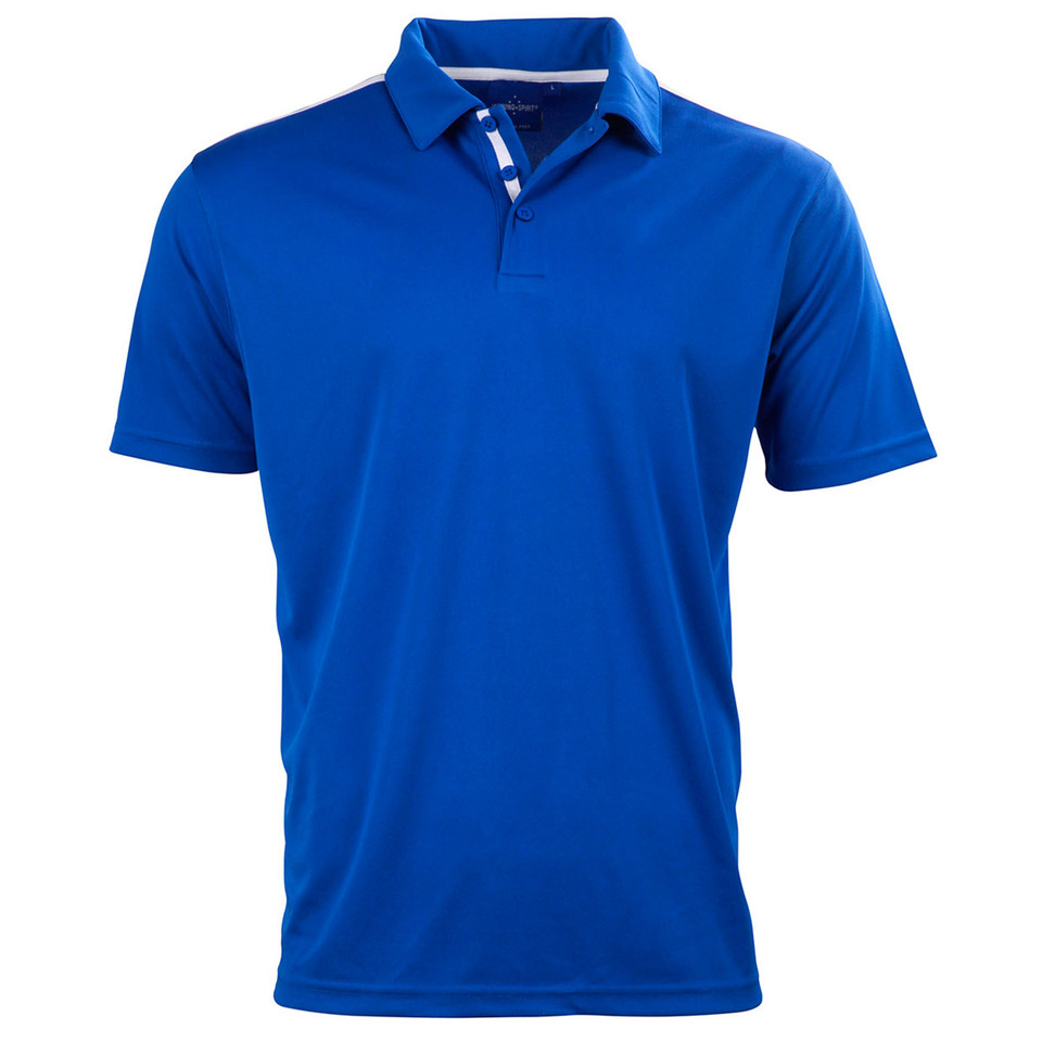 Royal+White | Wholesale Quick Dry Sports Contrast Polos 