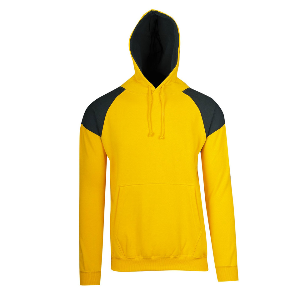 Wholesale Two-Tone Hoodie Gold + Bottle Green