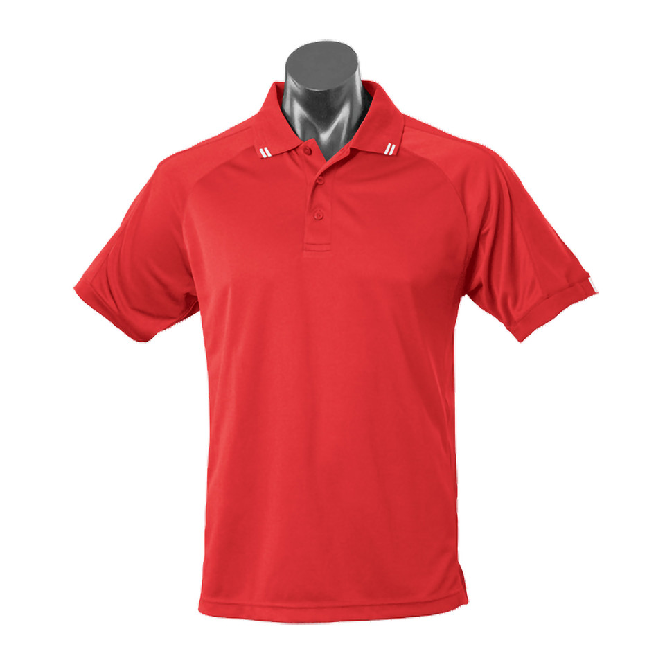 Red+White | Mens Contrast DriWear Polo Shirts Online Red+White | Mens Contrast DriWear Polo Shirts Online