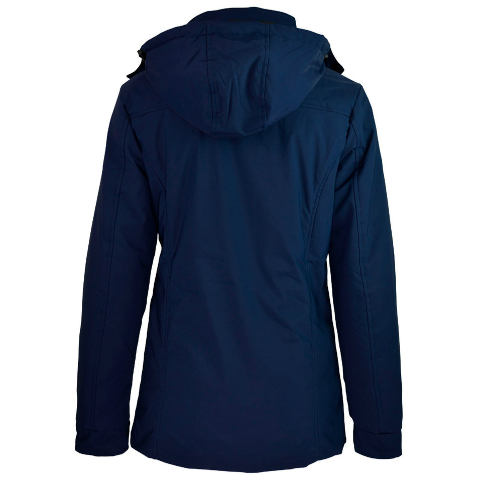 Shop Womens Water Proof Padded Jacket | Contrast Storm Flap Shop Womens Water Proof Padded Jacket | Contrast Storm Flap