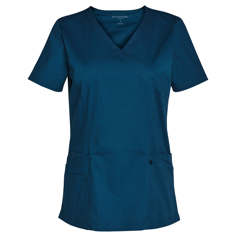 Teal | Ladies TrueDry Stretch Healthcare Scrub Top