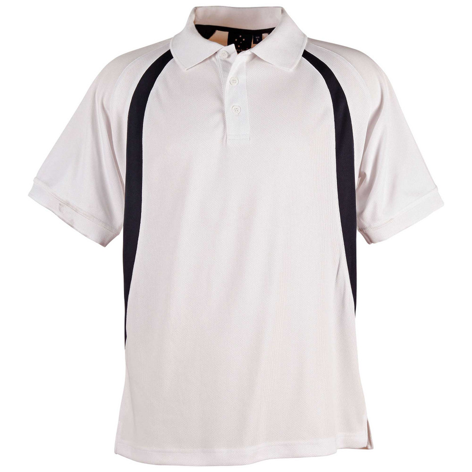 White+Navy | Shop Mens Teamwear Sports Polo Shirts