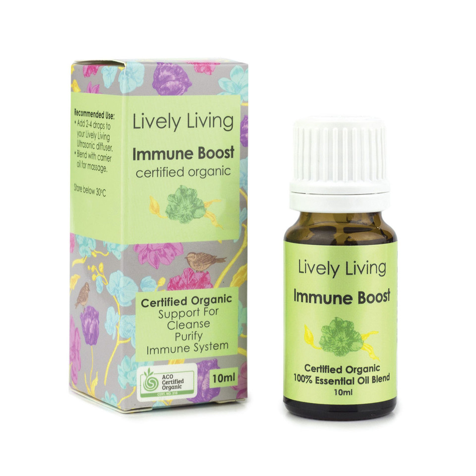 Buy Online Lively Living Pure Certified Organic Essential Oil - Immune Boost Buy Online Lively Living Pure Certified Organic Essential Oil - Immune Boost