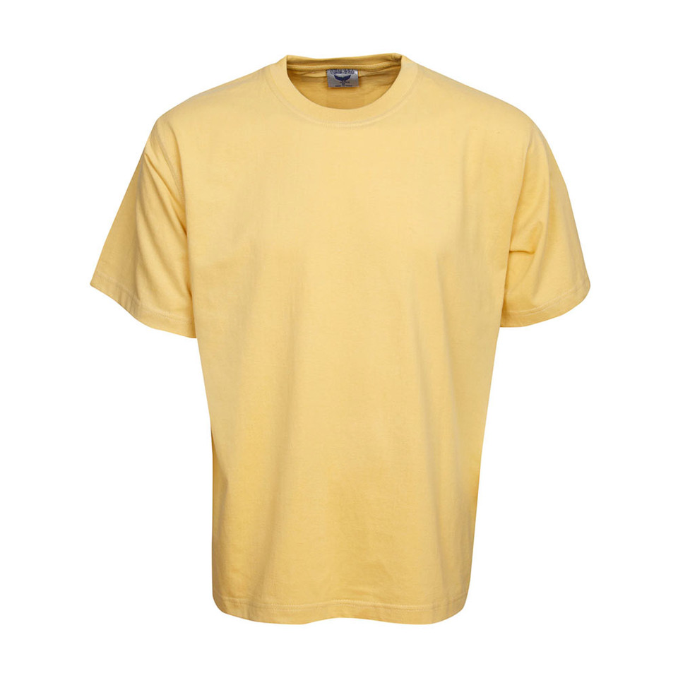 Bulk Buy Discount Blank Cotton tshirt | light mustard