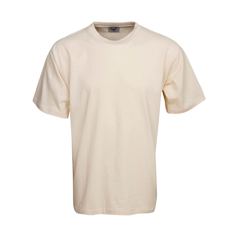 Bulk Buy plain Cotton tshirt | natural Colour