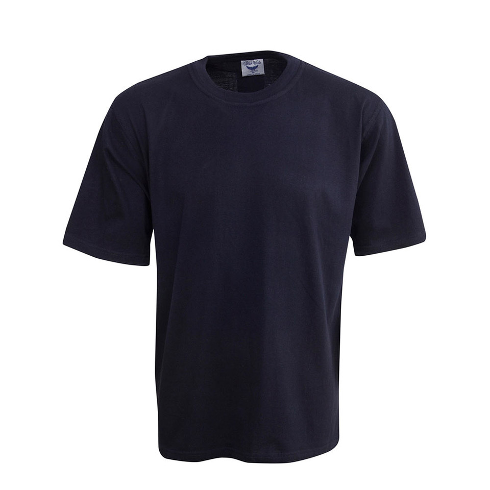 100% premium cotton tee | navy blue
