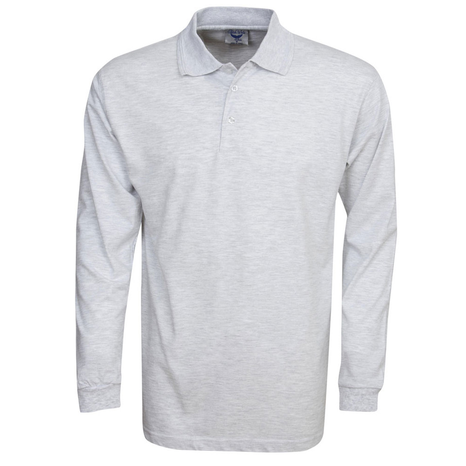 Snow Marle Plain ROYAL men's quick-dry short-sleeve polo shirt with contrast panels and piping, made from moisture-wicking polyester, ideal for sports and team uniforms.