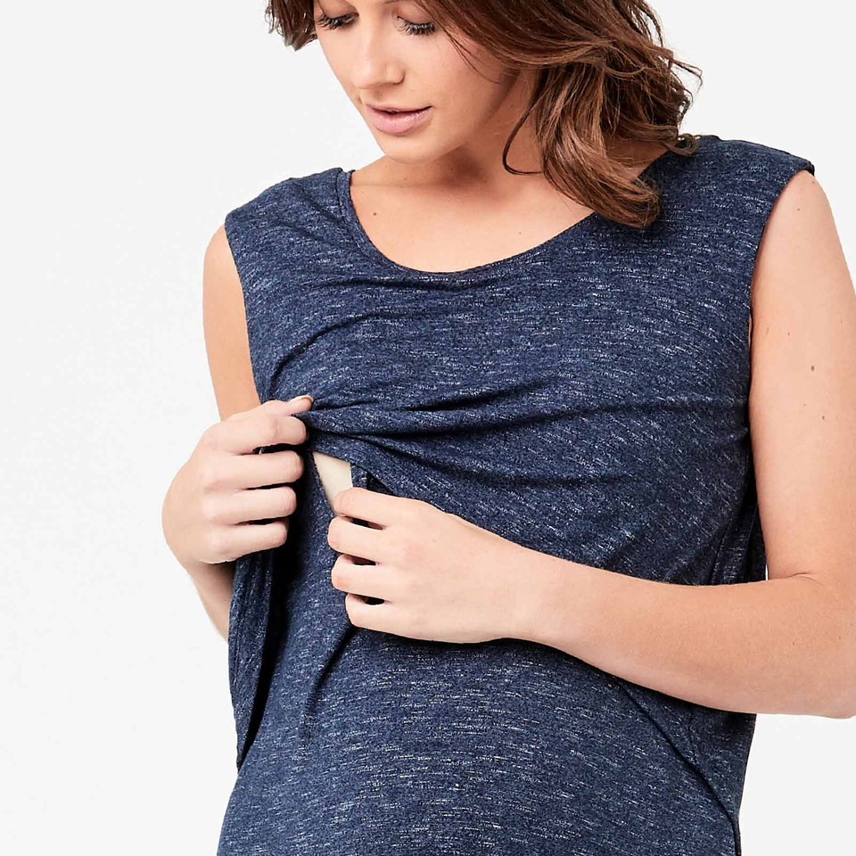 Maternity Feeding Friendly Maxi Dress