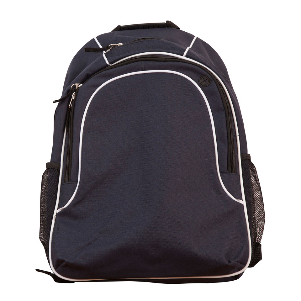 Navy+White+Navy | Bulk Buy Plain Sports Travel & Laptop Contrast Backpack Navy+White+Navy | Bulk Buy Plain Sports Travel & Laptop Contrast Backpack