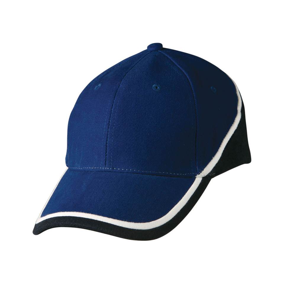 Royal.White.Navy | Buy Tri-Colour Cotton Baseball Caps Online