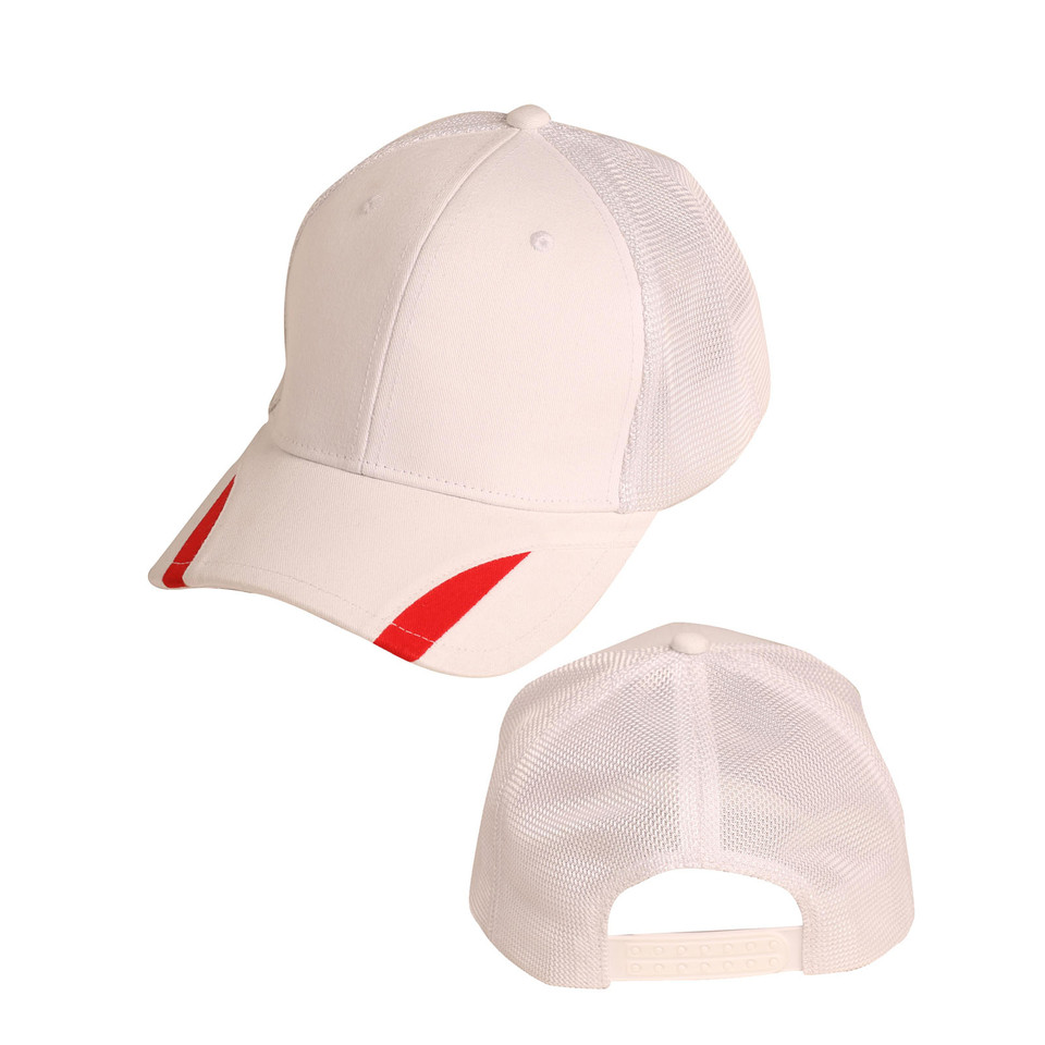 Contrast Peak Trim Trucker Cap