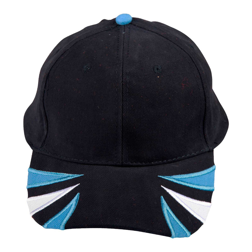 Navy+White+Sky | Contrast Triangle Colours Cotton Baseball Cap