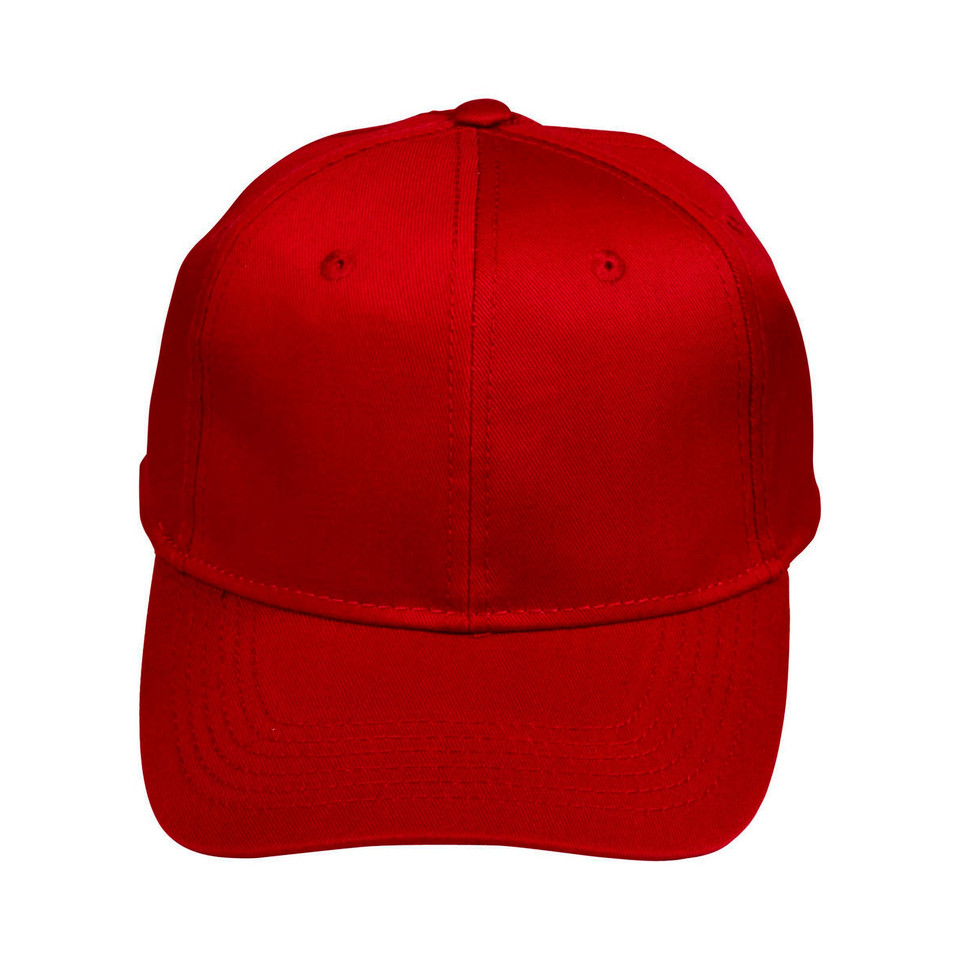 Blank Lachy poly-cotton twill structured maroon baseball cap for bulk wholesale and custom branding.