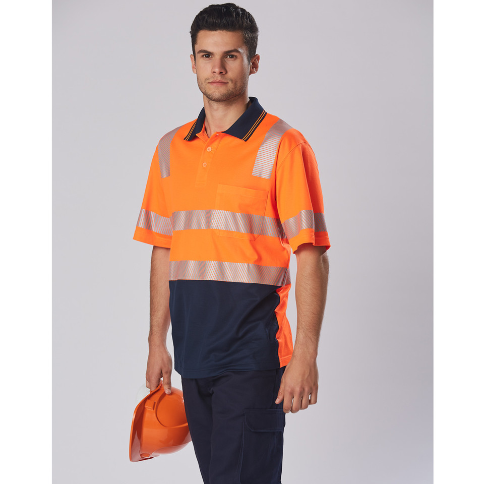 Unisex Truedry Segmented Short Sleeve Safety Polo
