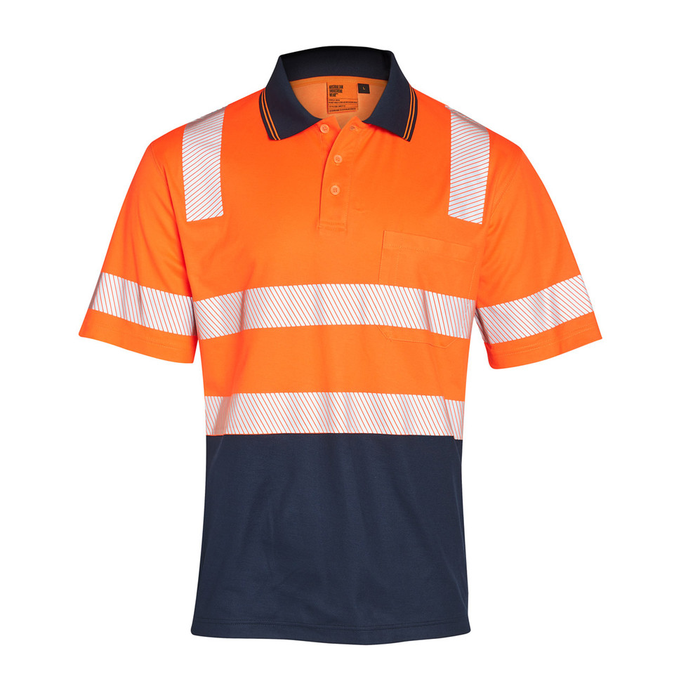 Unisex Truedry Segmented Short Sleeve Safety Polo