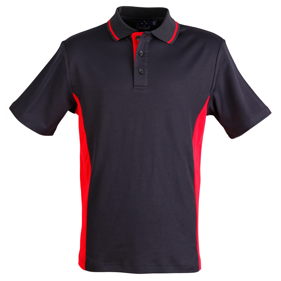 Navy+Red | Kids TrueDry Contrast Polo Shirts Online Navy+Red | Kids TrueDry Contrast Polo Shirts Online