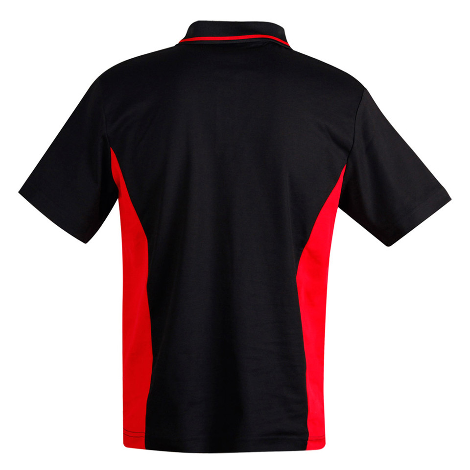 Black+Red | Kids Contrast Sports Polo Shirts Online Black+Red | Kids Contrast Sports Polo Shirts Online