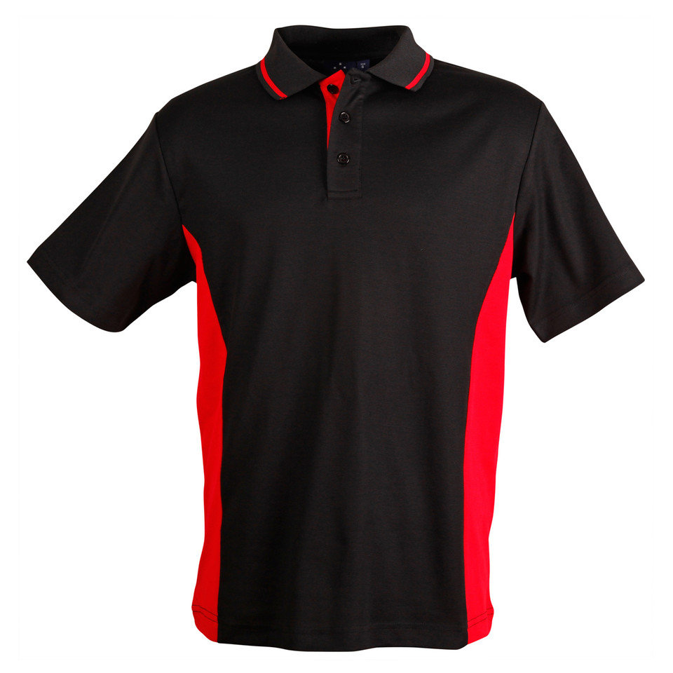 Black+Red | Kids Contrast Sports Polo Shirts Online Black+Red | Kids Contrast Sports Polo Shirts Online