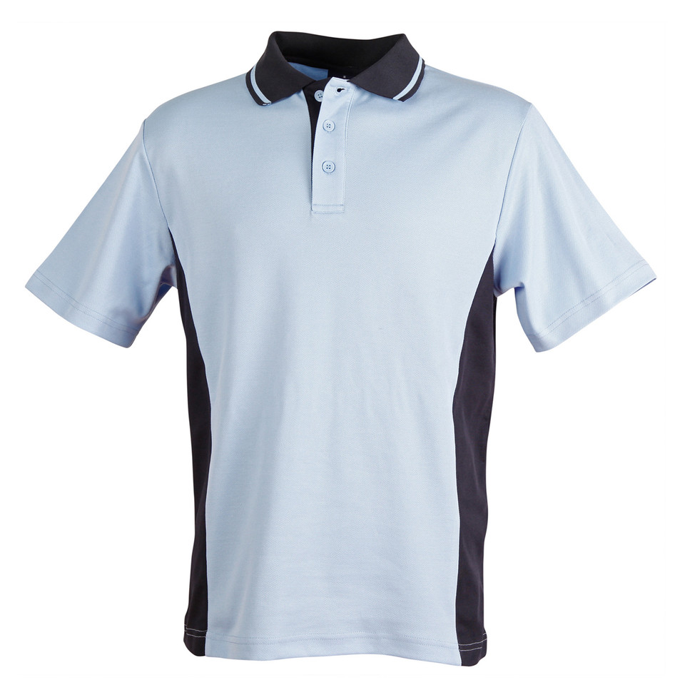 Sky+Navy | Kids Contrast Sports Polo Shirts Online Sky+Navy | Kids Contrast Sports Polo Shirts Online