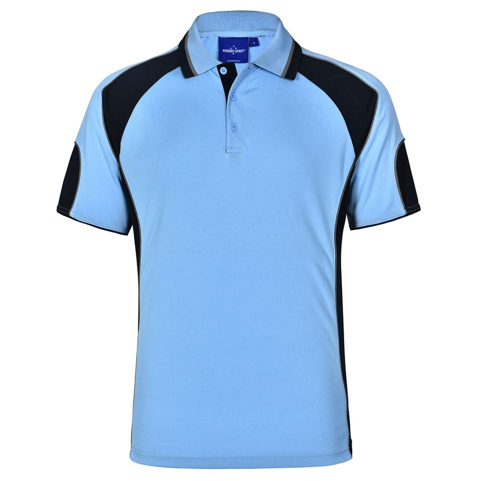 Kids CoolDry Contrast Short Sleeve Polo with Sleeve Panels Kids CoolDry Contrast Short Sleeve Polo with Sleeve Panels