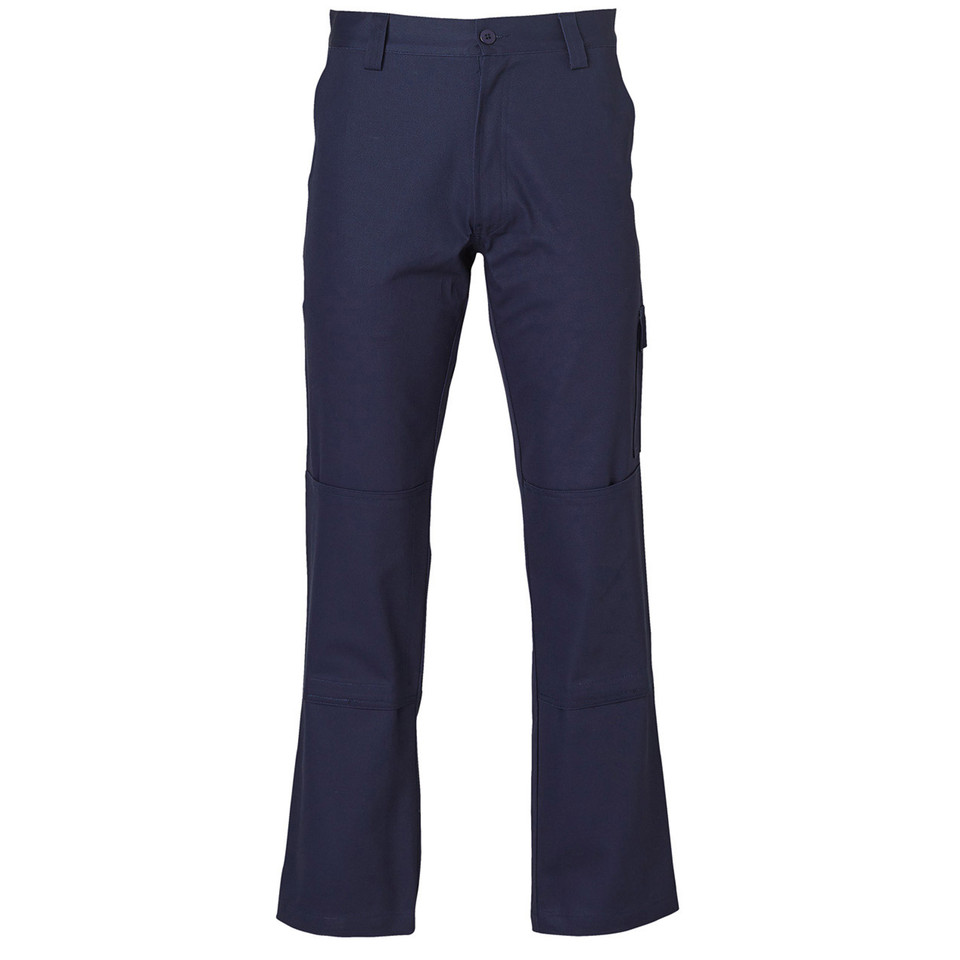 Mens Heavy Cotton Pre-shrunk Cargo Pants with Knee Pads Provision