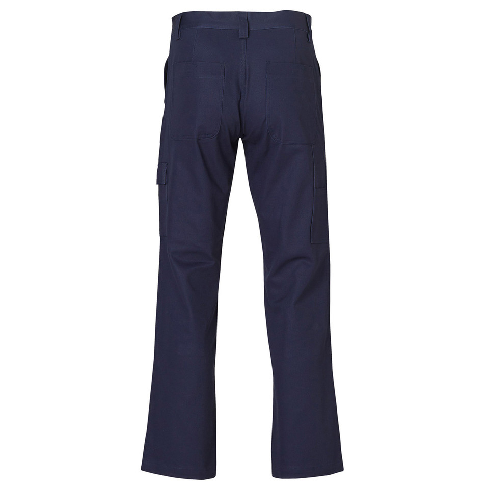 Mens Heavy Cotton Pre-shrunk Cargo Pants with Knee Pads Provision