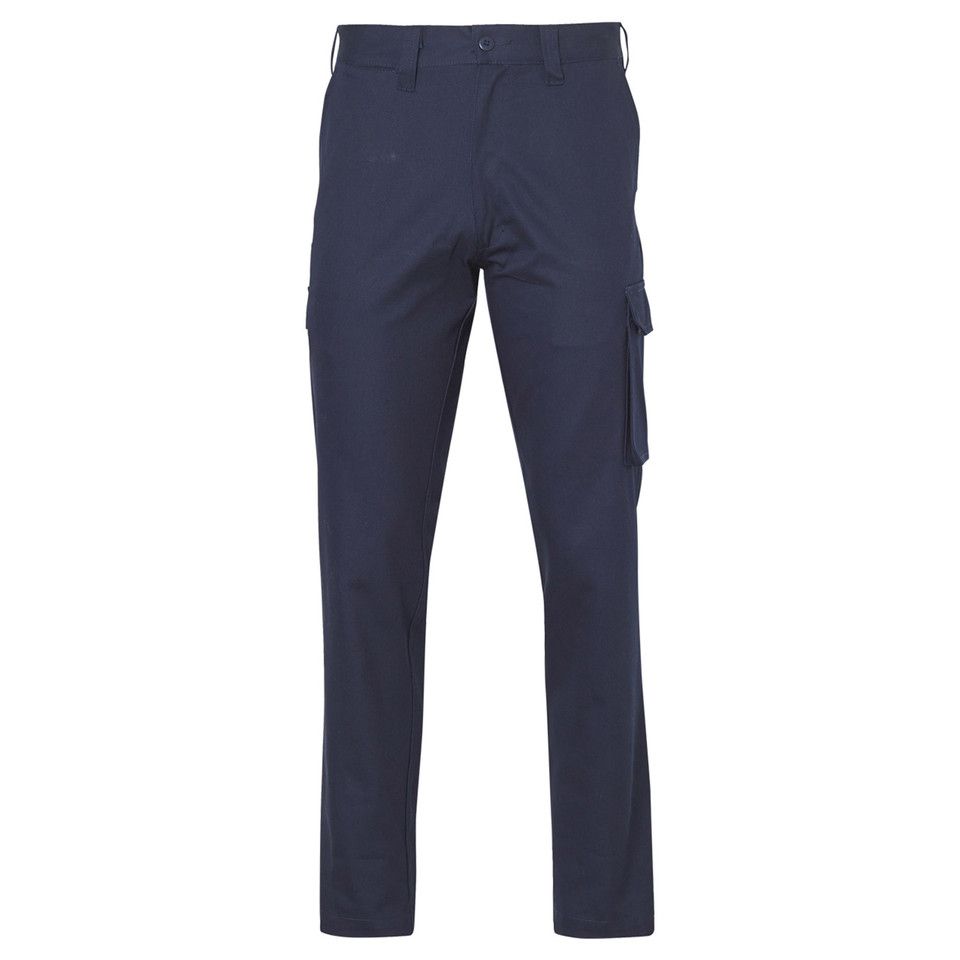Navy | Shop Mens Heavy Cotton Pre-shrunk Cargo Pants
