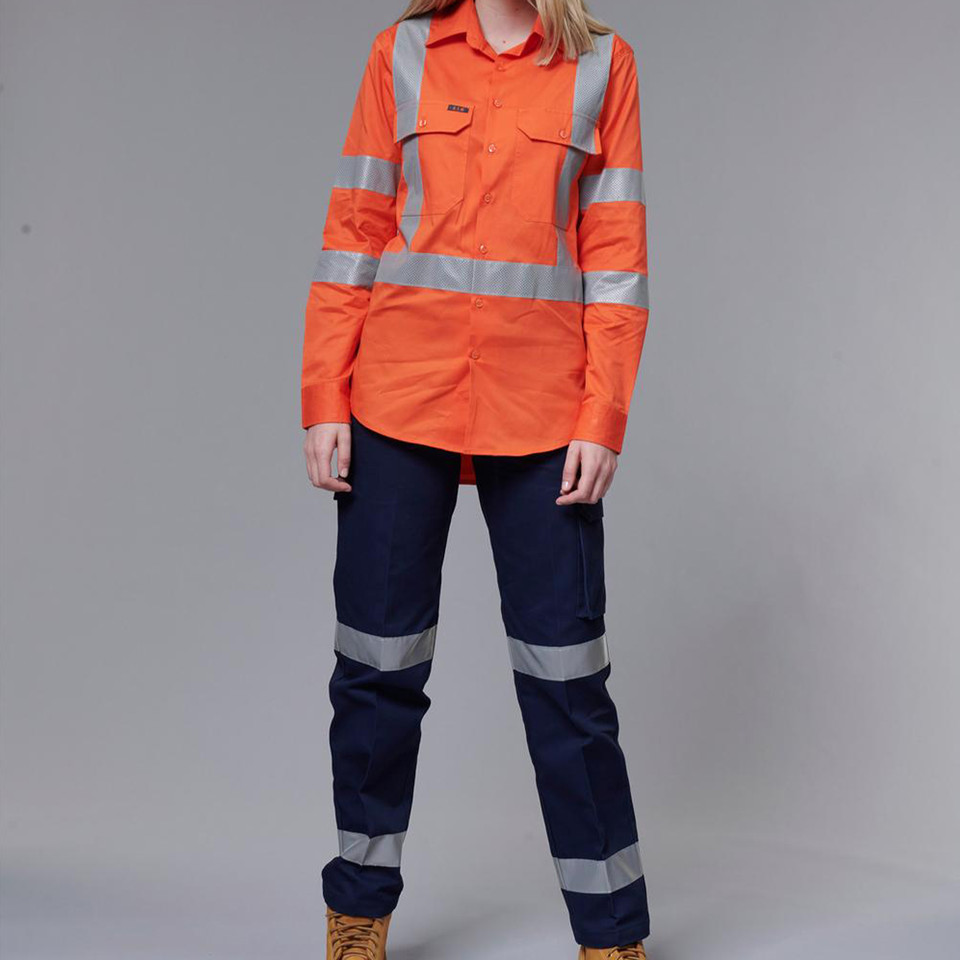 Ladies Heavy Cotton Cargo Pants With Biomotion 3M Tapes