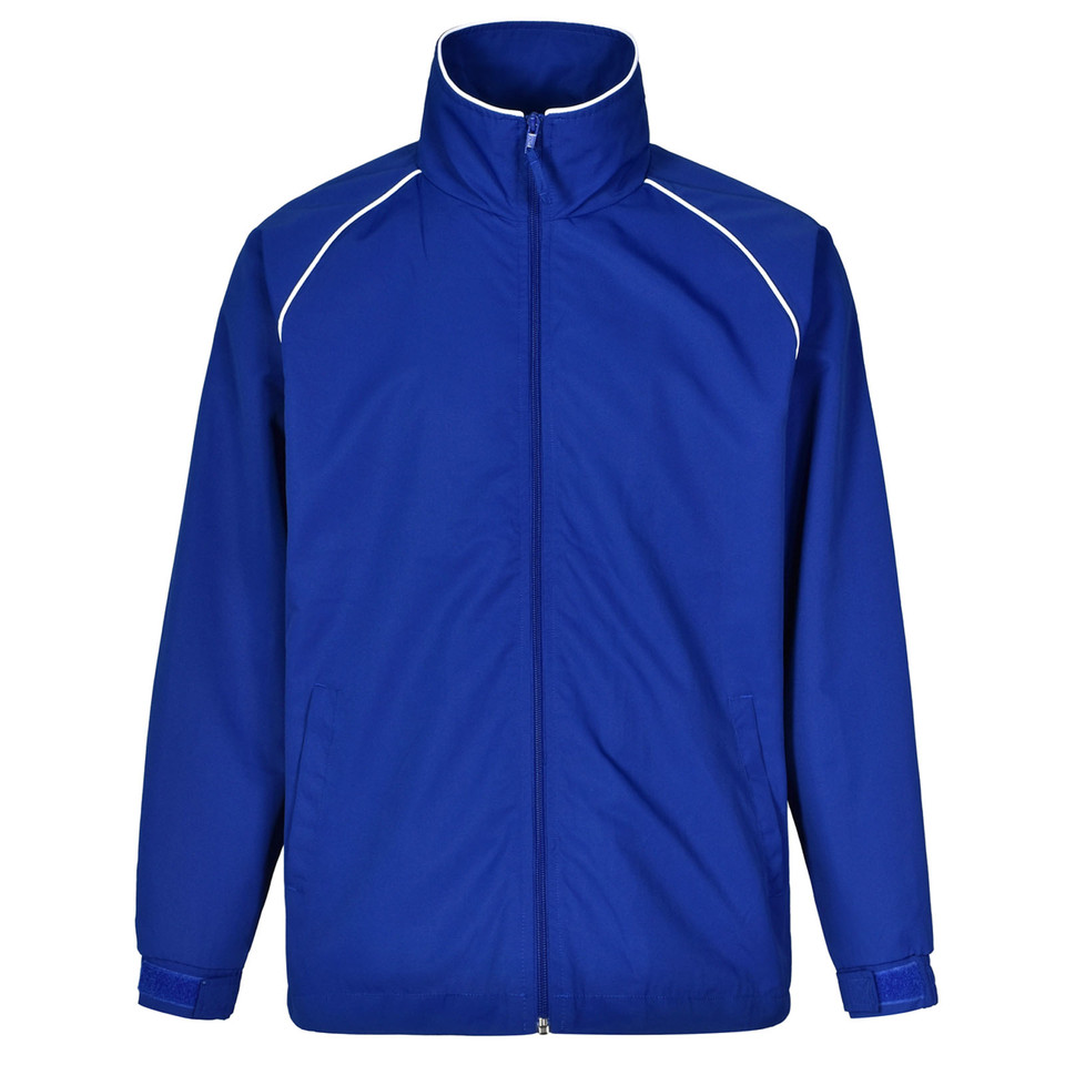Royal+White | Bulk Buy Sports Track Jacket | Contrast Piping