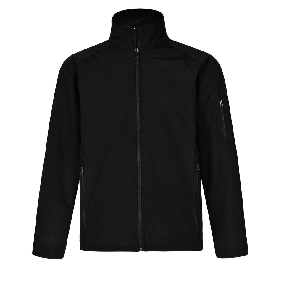Plain Black | Bulk Buy Mens Softshell High-Tech Jacket Plain Black | Bulk Buy Mens Softshell High-Tech Jacket