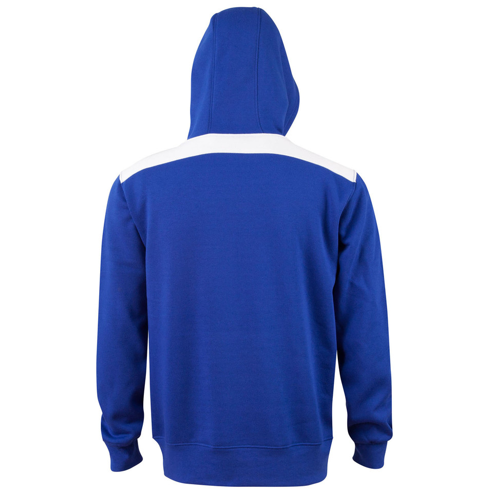 Royal+White Cosmic Kids Contrast Fleece Hoodie Jumper, a warm pullover sweatshirt with contrasting hood and drawstrings, ideal for school or casual wear.