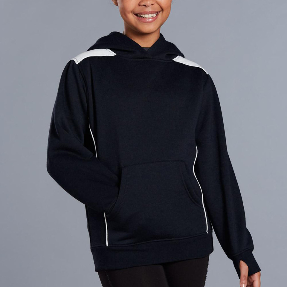 Cosmic Kids Contrast Fleece Hoodie Jumper, a warm pullover sweatshirt with contrasting hood and drawstrings, ideal for school or casual wear.
