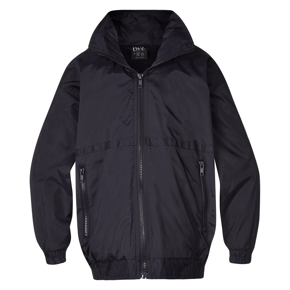 Navy Smithy Kids Fleeced Waterproof Flying Jacket, a warm, protective, bomber-style coat with a cozy fleece lining, ideal for children's outdoor winter wear or school uniforms.