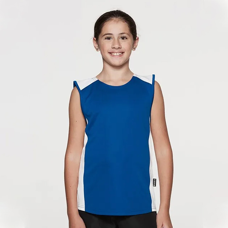 Shop Wholesale Kids Contrast Mini-Waffle Knit Singlet